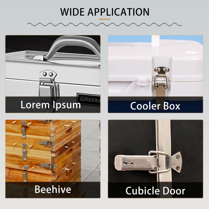 MroMax 2PCS Spring-Loaded Toggle Latch - 2.2