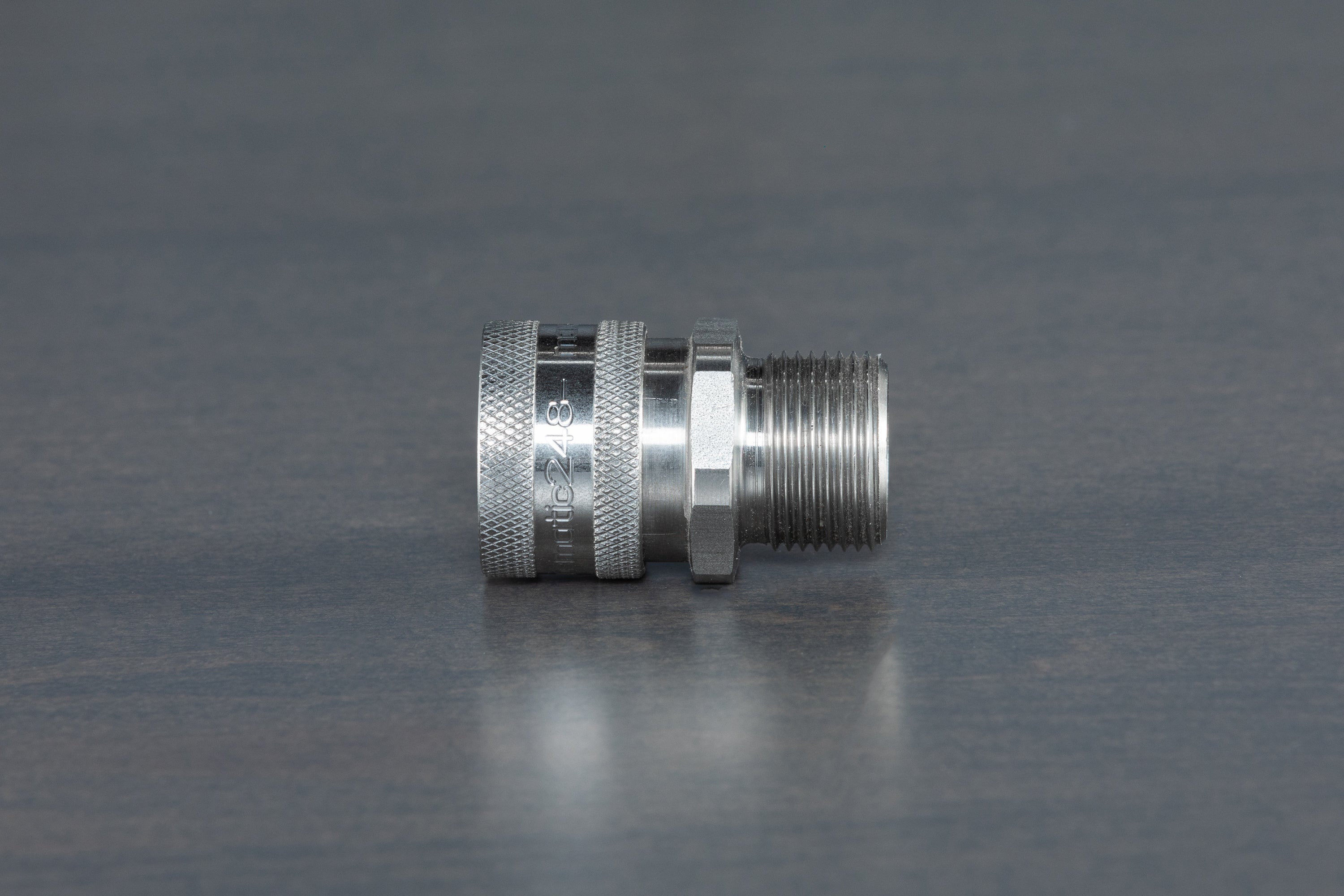 Mosmatic T304 Stainless Steel M22 Male (15mm) to 3/8 Quick Disconnect Coupler - Perfect for Pressure Washers, Car Wash Systems & Industrial Applications