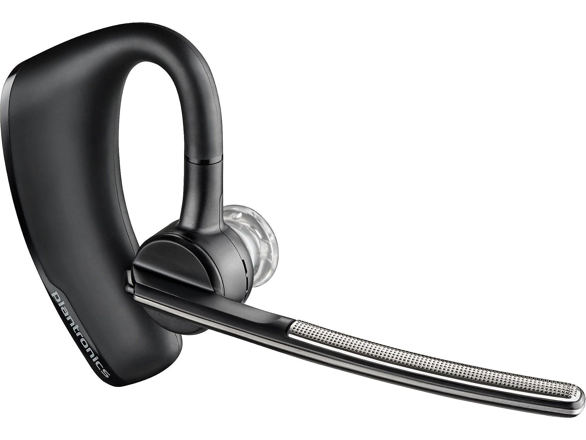 Plantronics Voyager Legend Bluetooth Headset - Single Ear (Monaural) Wireless Headphone with Noise Cancelling for PC, Mac, Tablet & Smartphone - Perfect for Office Calls, Remote Work & Driving - Black