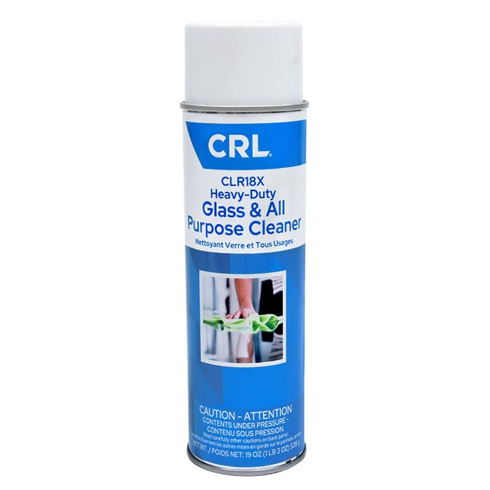 CRL18X Glass & All Purpose Cleaner - Streak-Free Formula for Windows, Mirrors, Countertops & More - Perfect for Home, Office & Commercial Use