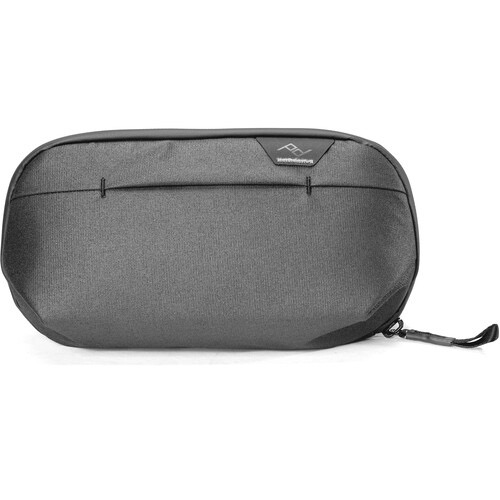 Peak Design Wash Pouch Small - Waterproof Travel Toiletry Bag for Men & Women - Compact Organizer for Cosmetics, Shaving Kit & Essentials - Perfect for Camping, Gym & Air Travel (Black)