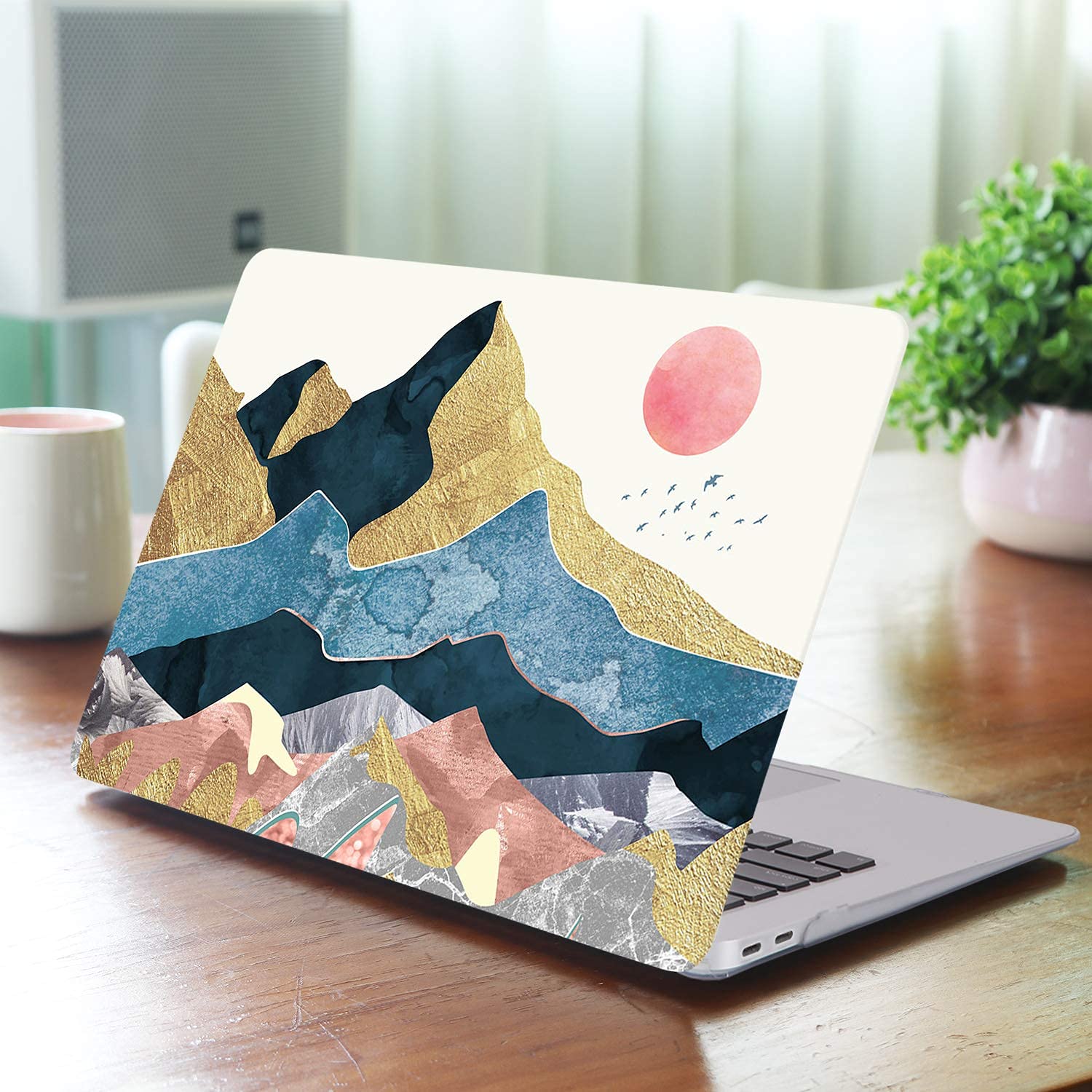 iCasso MacBook Air 13 Inch Case (2018-2020 Models A2337 M1/A1932/A2179) - Durable Hard Shell Protective Cover with Retina Display & Touch ID Compatibility - Perfect for Work, Travel and School Use