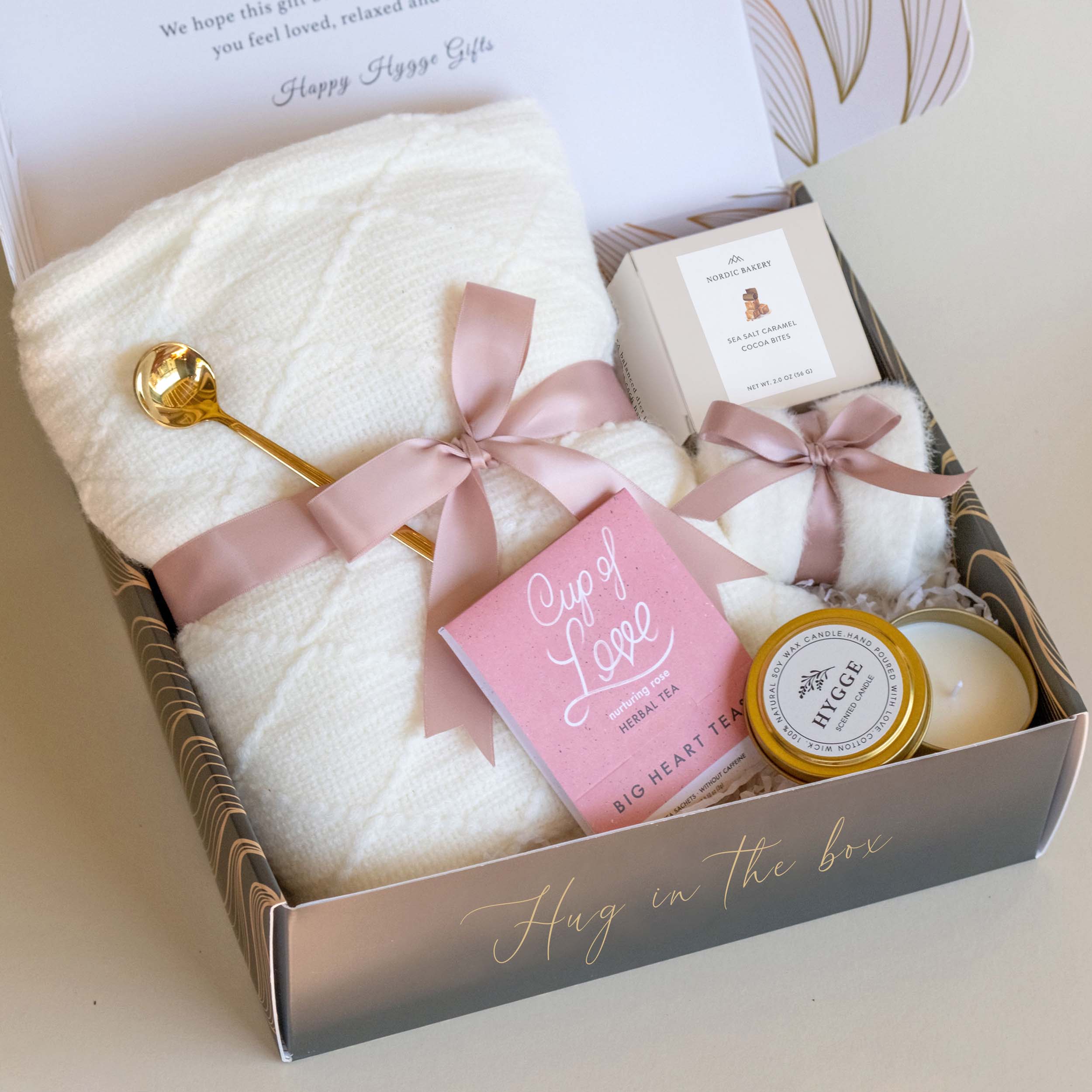 Self Care Gift Basket for Women & Men - Relaxation & Wellness Package with Cozy Essentials - Perfect for Birthdays, Holidays & Stress Relief