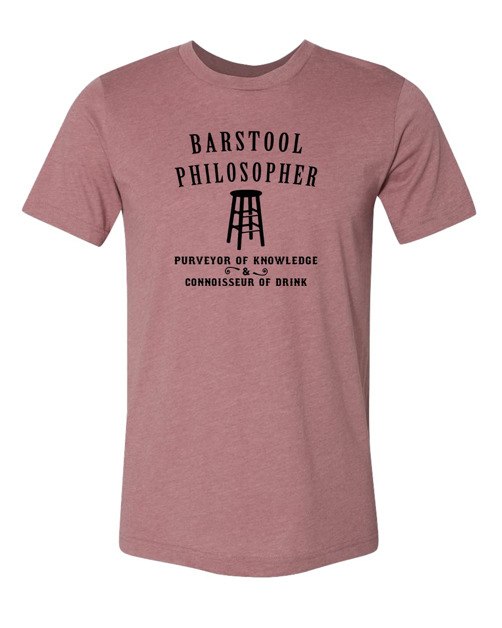 Barstool Philosopher T-Shirt - Funny Philosophy & Psychology Tee - Socrates & Plato Inspired Shirt - Great for Therapy Sessions, College Classes & Philosophy Lovers