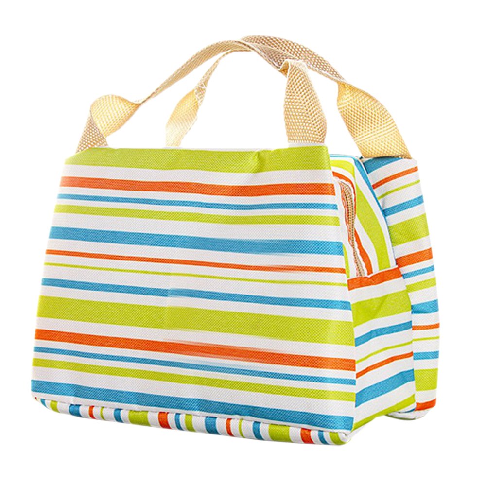 XFentech Insulated Lunch Bag - Leakproof, Reusable & Portable Cooler for Work, School & Picnics - Multi-Color Thermal Food Container Keeps Meals Fresh (Style 2) - Perfect for Office, Outdoor Activities & Daily Commute