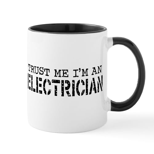 White/Black Inside - Trust Me I'm An Electrician Mug