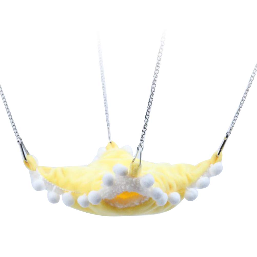POPETPOP 宠物吊床 - 仓鼠笼吊床、猫床玩具、兔子悬挂吊床、豚鼠床垫、小宠物舒适垫，适合仓鼠、兔子、猫咪、豚鼠等多种宠物，家庭室内外休闲使用