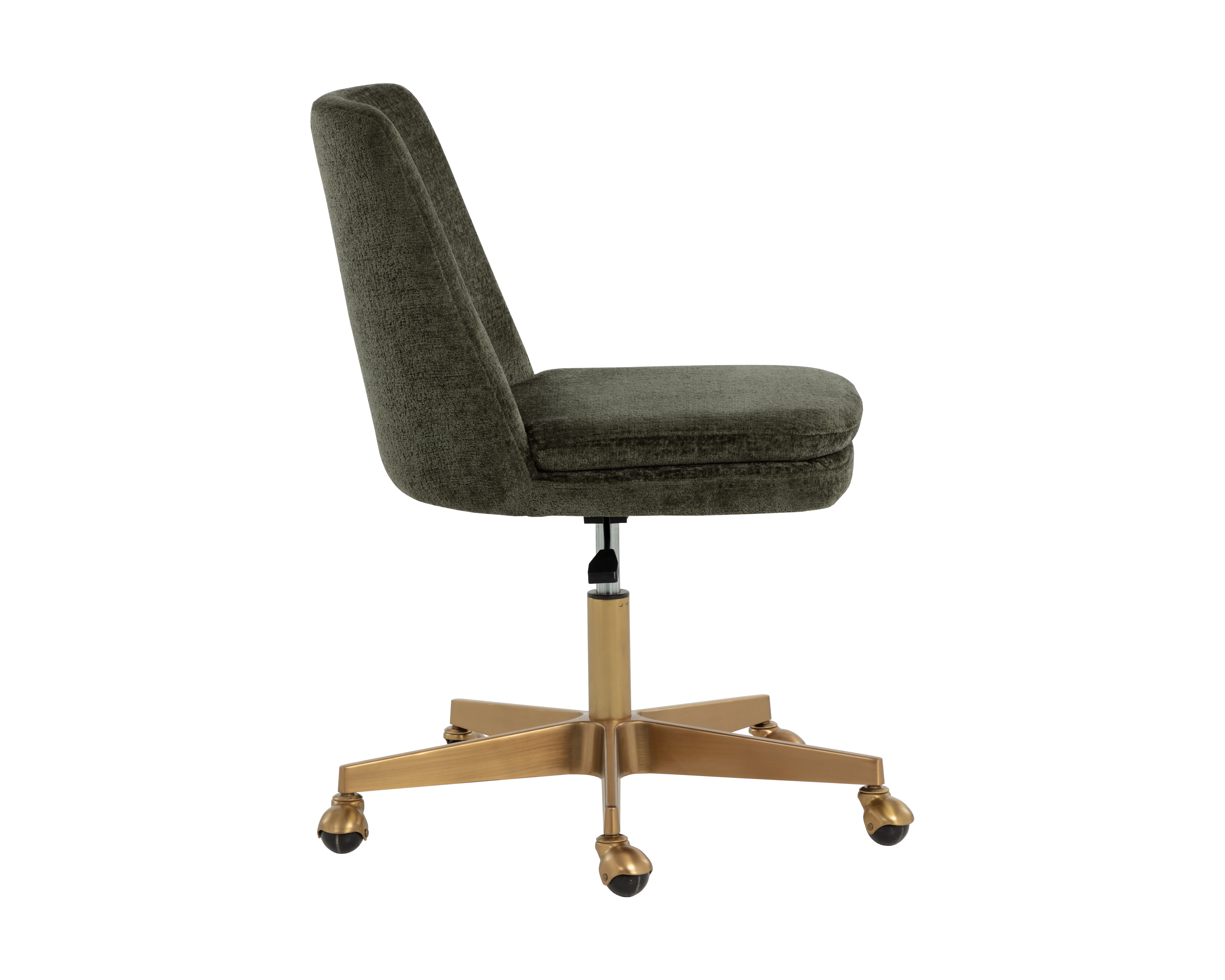Berget Office Chair - Ergonomic Mesh Back Desk Chair with Adjustable Height, Bergen Olive - Perfect for Home Office, Gaming, and Workspace Comfort