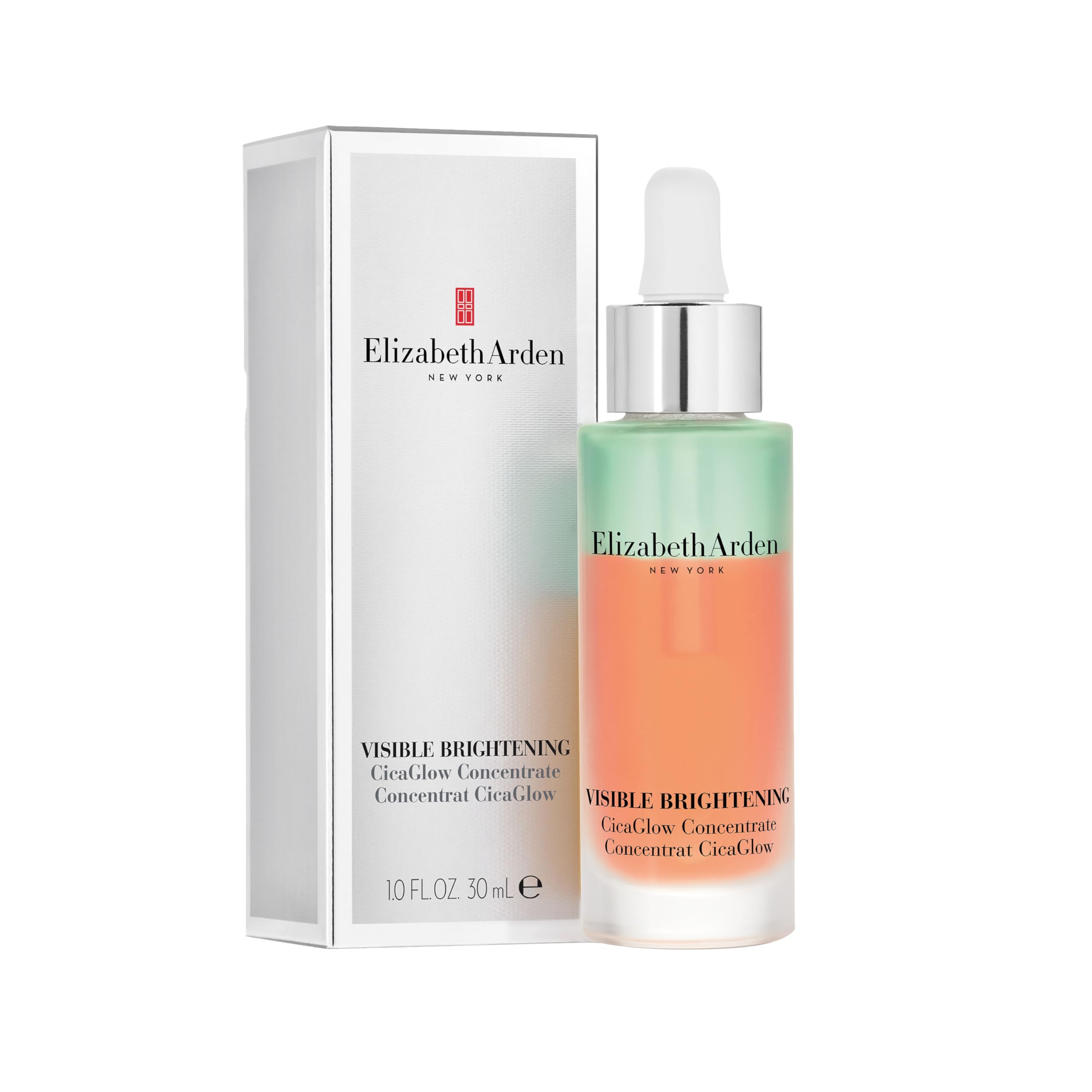 Elizabeth Arden Visible Whitening CicaGlow Concentrate 30ml - Brightening Serum for Dark Spots & Uneven Skin Tone | Daily Skincare Routine for Radiant Complexion