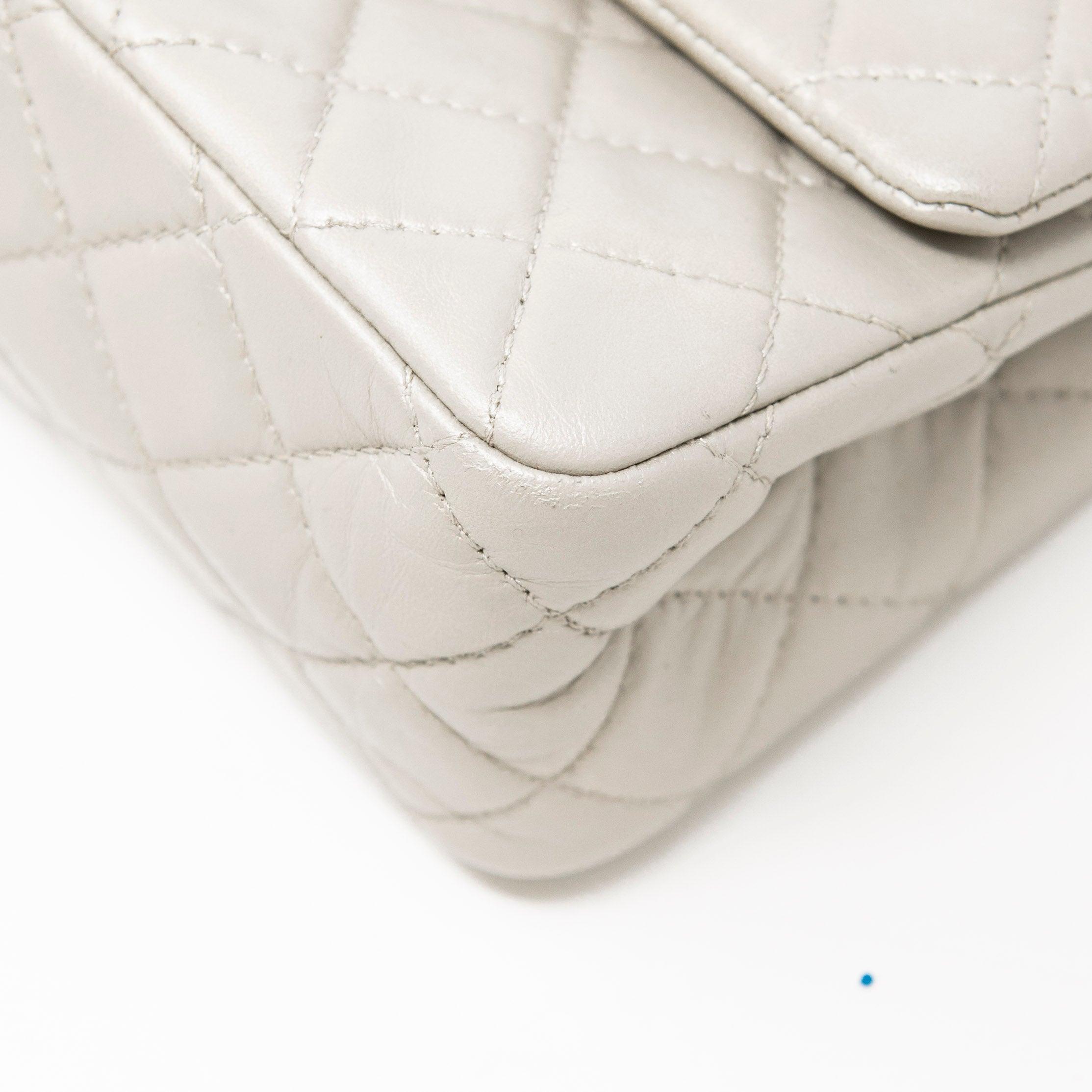 Authentic Chanel Silver 2.55 Reissue 226 Flap Bag - Luxury Designer Handbag for Women | Perfect for Evening Events, Date Nights & Special Occasions