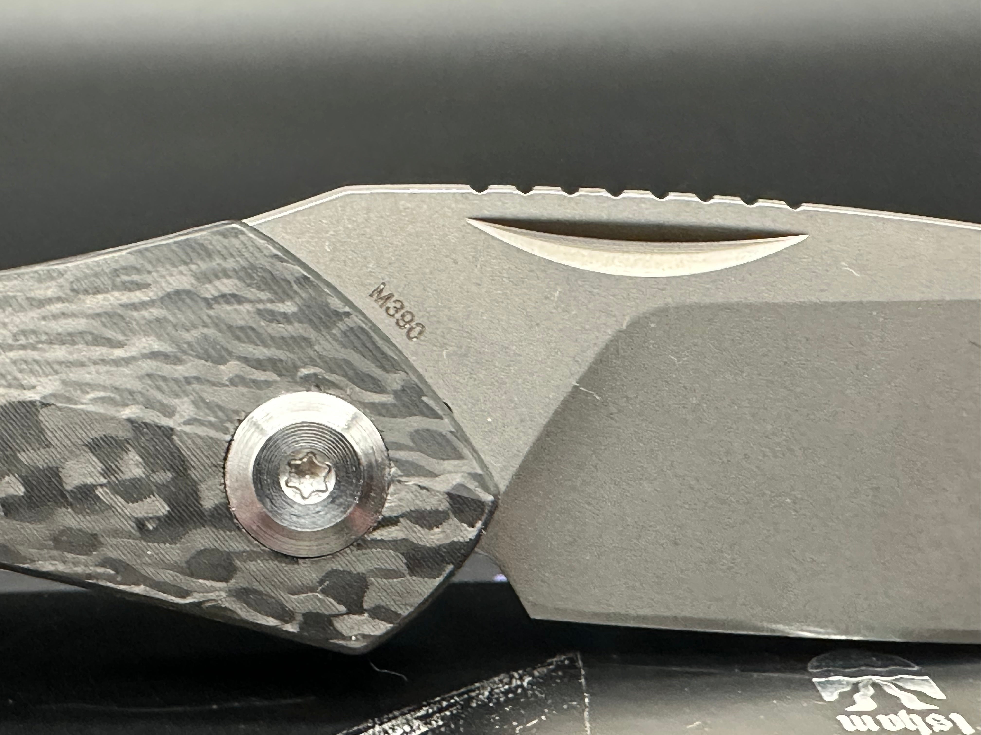 Premium Carbon Fiber Pocket Knife with Satin M390 Blade - Clip Point Design for EDC, Outdoor Adventures & Tactical Use