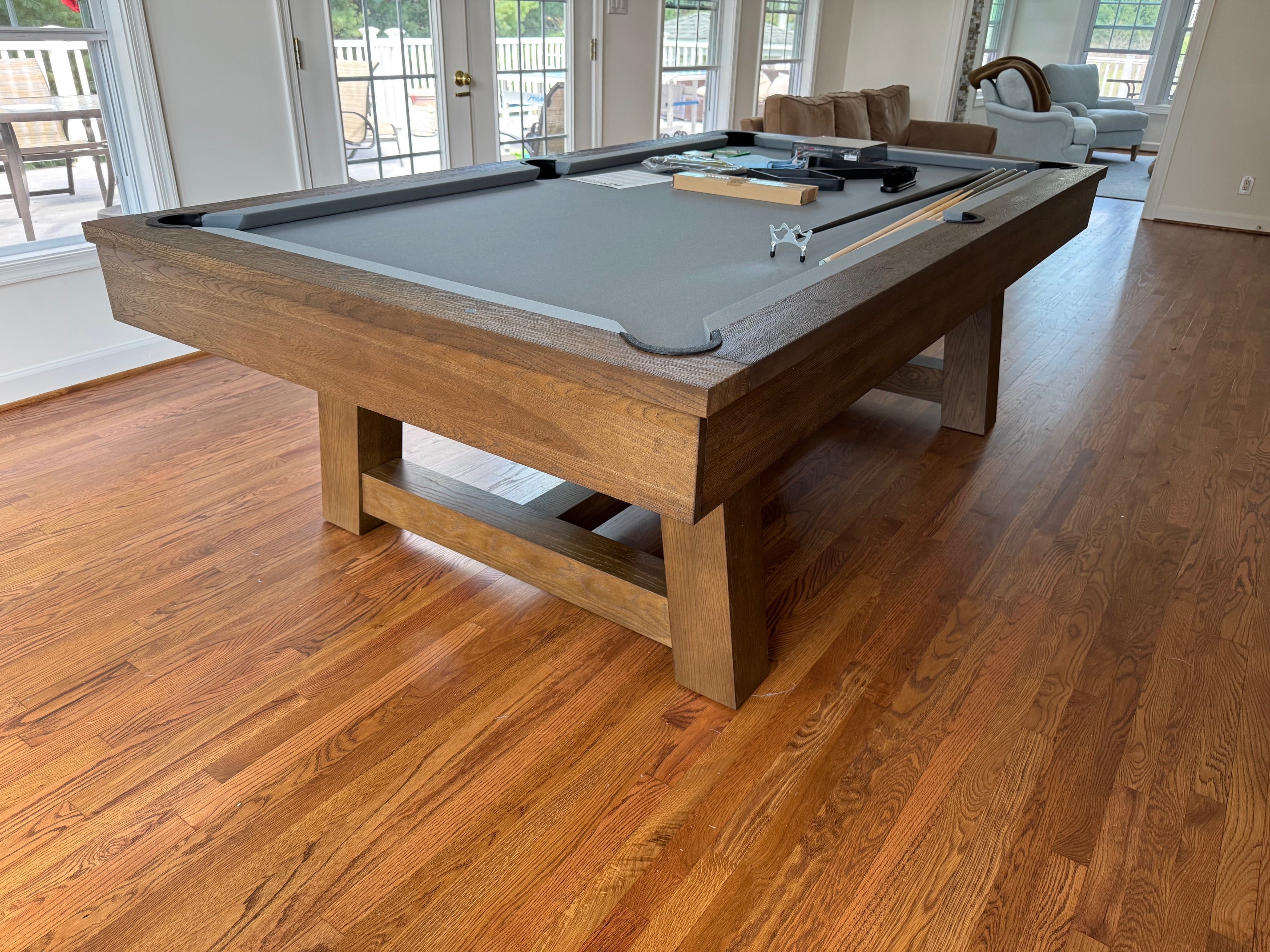 Brunswick Botanic Pool Table - Premium 8-Foot Billiard Table for Home Game Rooms & Bars | Perfect for Family Fun & Professional Play