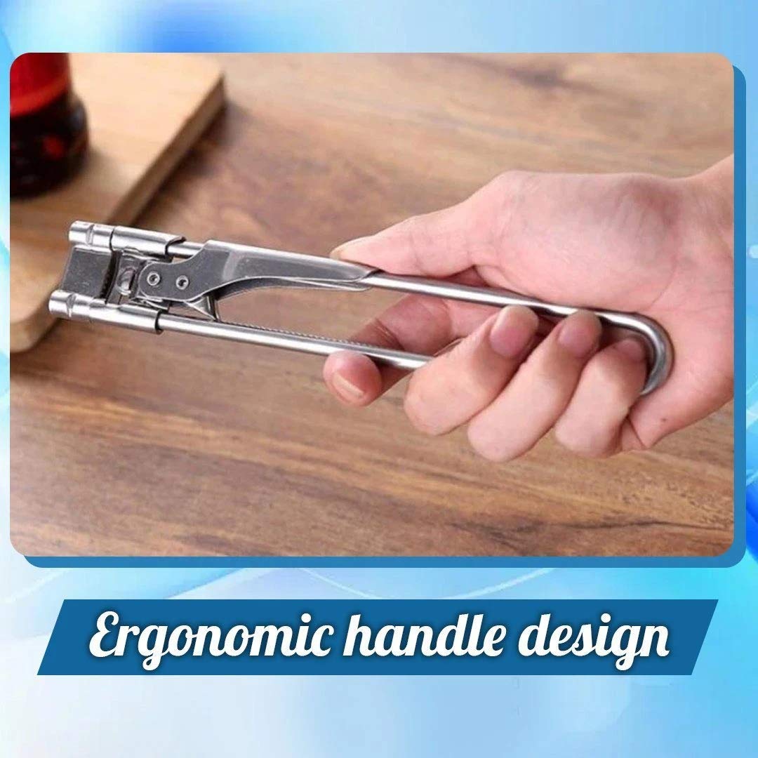 Juanandidy Adjustable Multifunctional Stainless Steel Can Opener - Easy-Open Kitchen Tool for Cans, Jars & Bottles - Perfect for Camping, Picnics & Emergency Preparedness