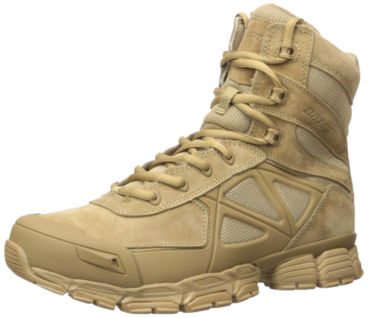 Bates Men's Velocitor Waterproof Side Zip Work Boots - Steel Toe, Slip Resistant, Electrical Hazard Protection - Ideal for Construction, Warehouse & Outdoor Work
