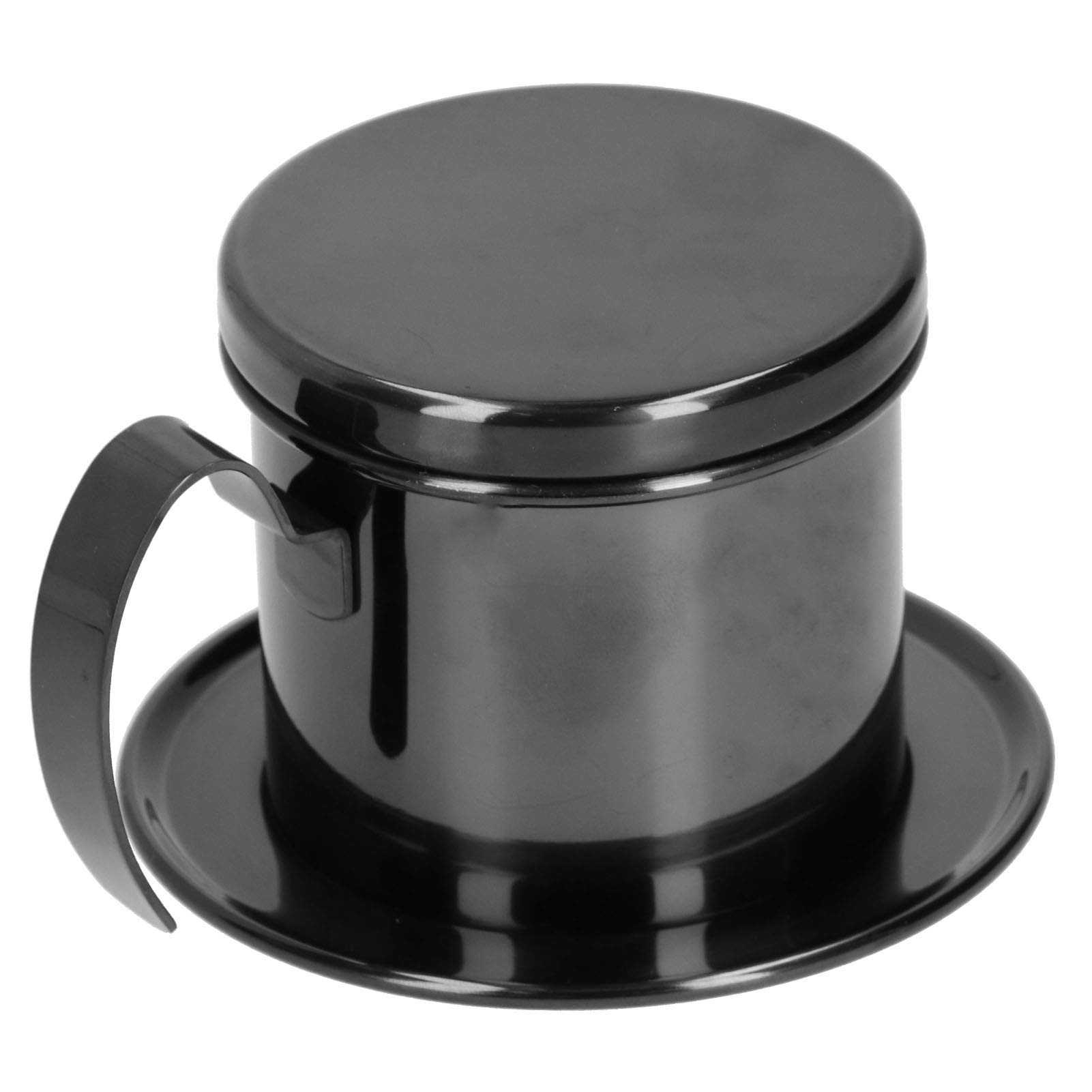Premium 304 Stainless Steel Drip Coffee Maker - Detachable Coffee Pot for Home, Office & Cafe Use | Black Coffee Accessory for Brewing Fresh Filter Coffee Daily