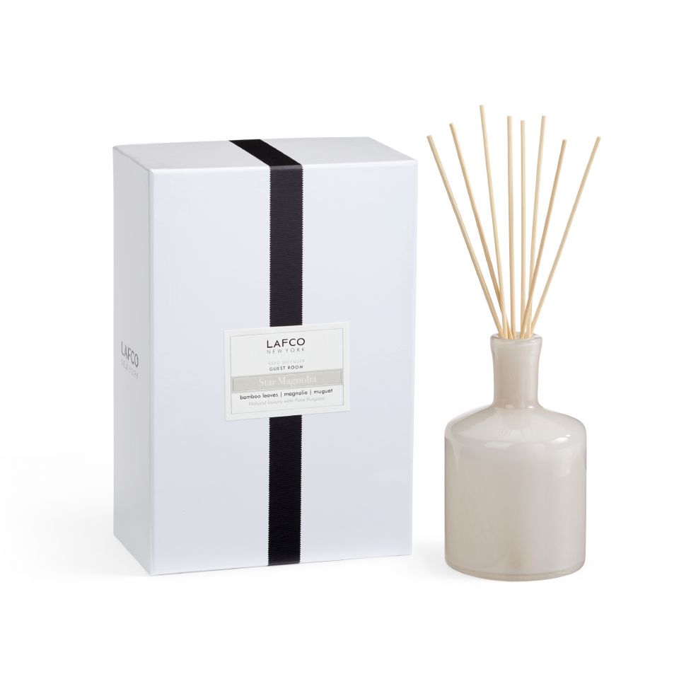 LAFCO Star Magnolia Scented Candle - Luxury Home Fragrance for Relaxation & Stress Relief - Perfect for Bedroom, Bathroom & Spa Decor