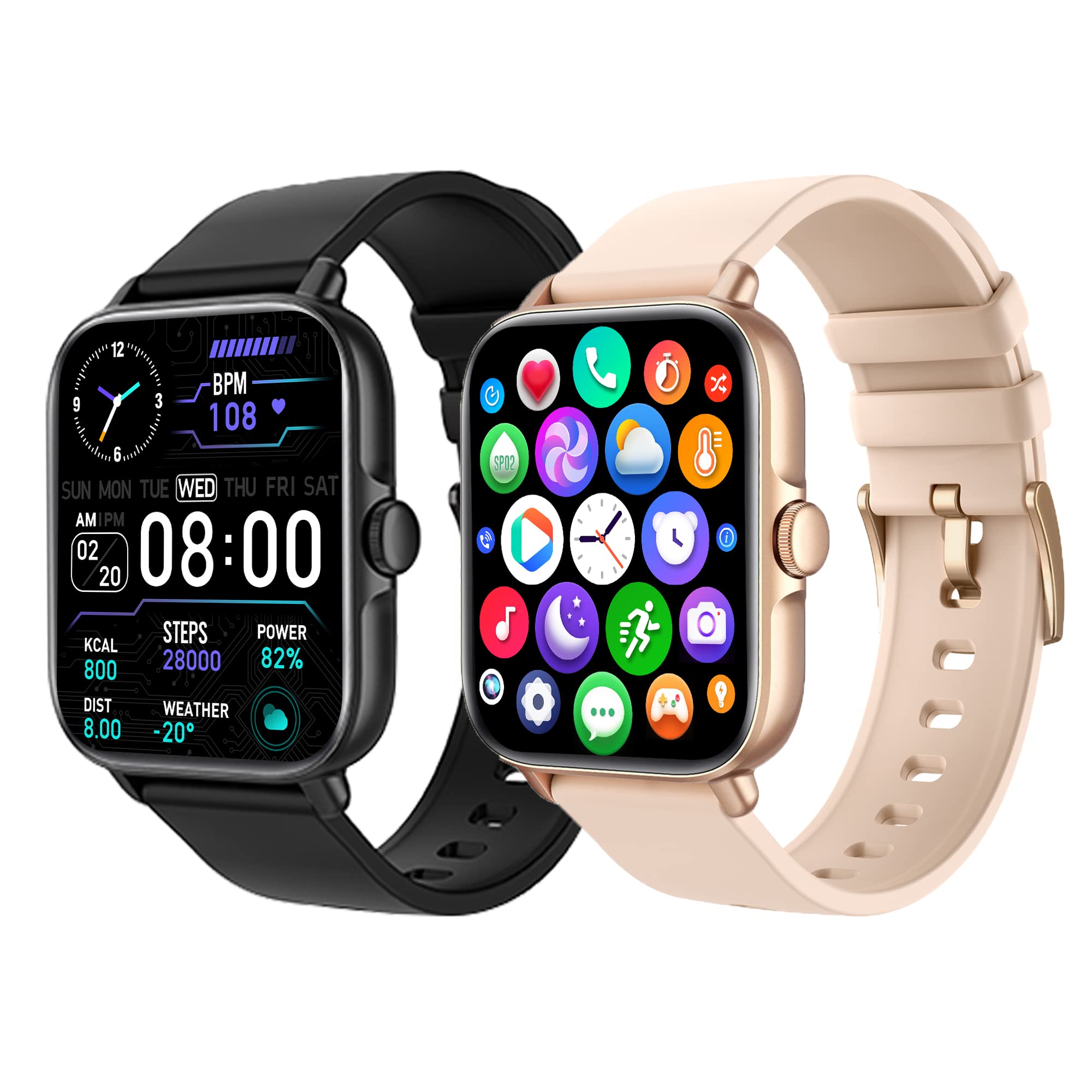 WZWNEER Smart Watch with Call Function - 1.7