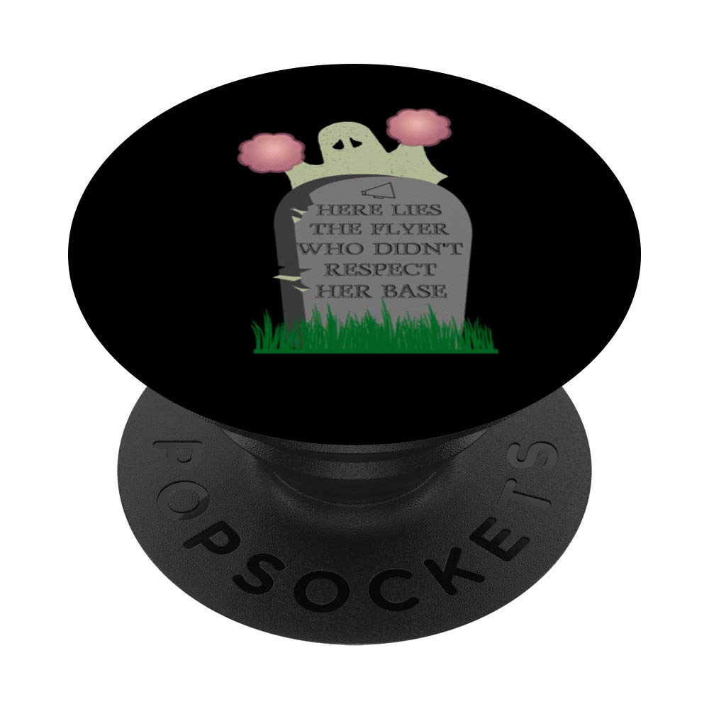 Cheerleader Ghost PopSocket Grip & Stand - Secure Phone Holder for Sports Fans