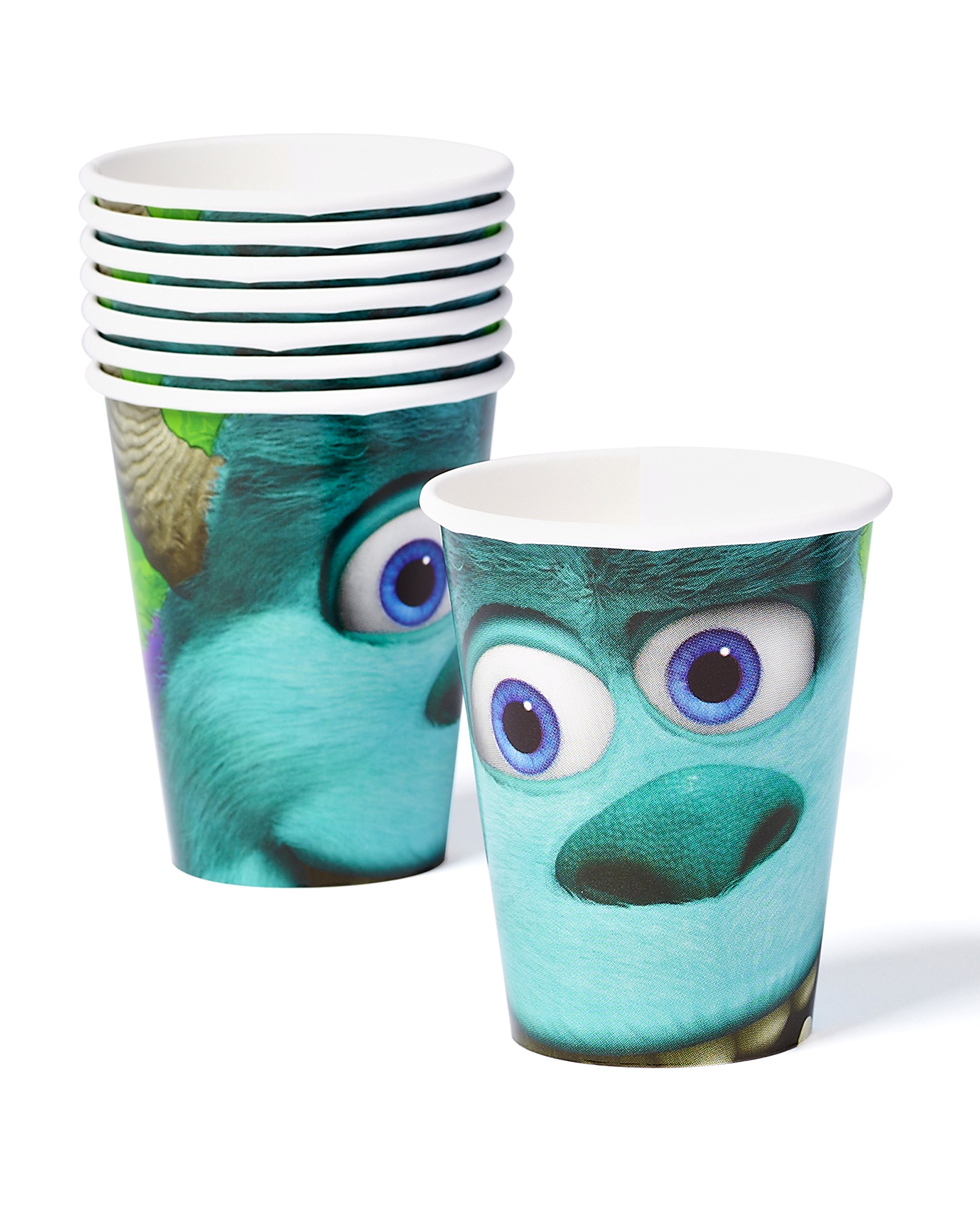Amscan 581198 Disney Monsters University Party Cups - 8-Piece Set - Perfect for Birthday Parties, Themed Events & Kids Celebrations