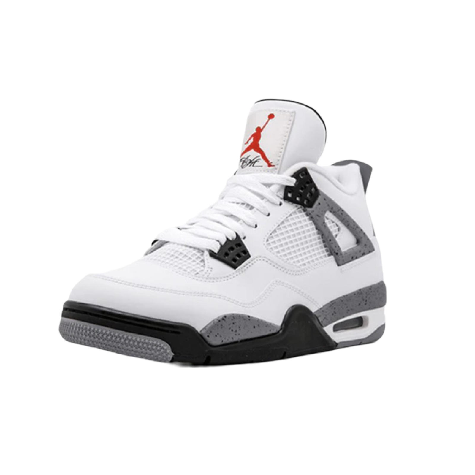 Air Jordan 4 Retro 2012 White Cement - Men's Basketball Shoes in White/Black/Tech Grey - Perfect for Streetwear & Court Performance