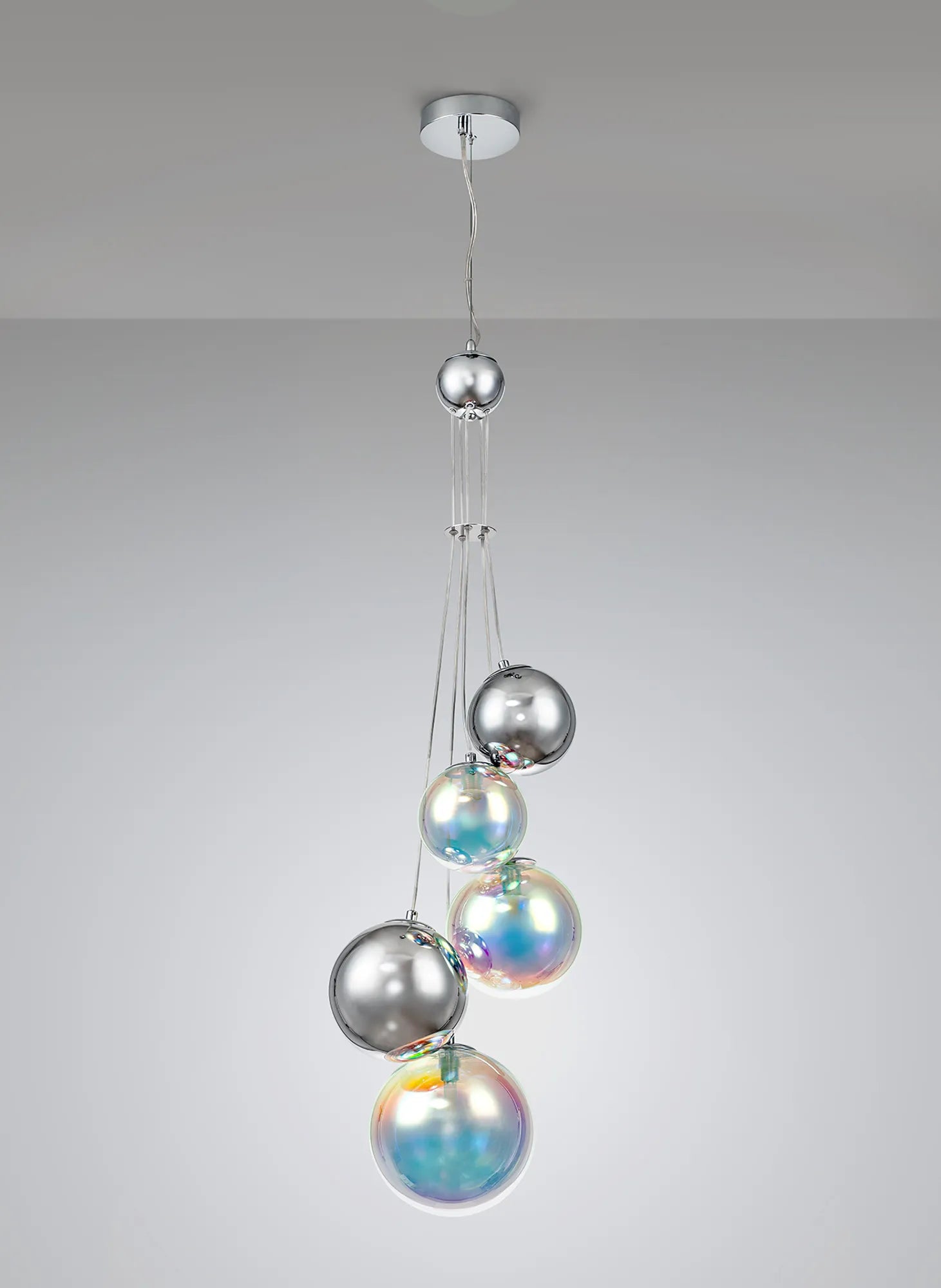 Modern Austin 5-Light Cluster Pendant with G9 Base - Elegant Ceiling Lighting for Dining Room, Kitchen Island, or Entryway