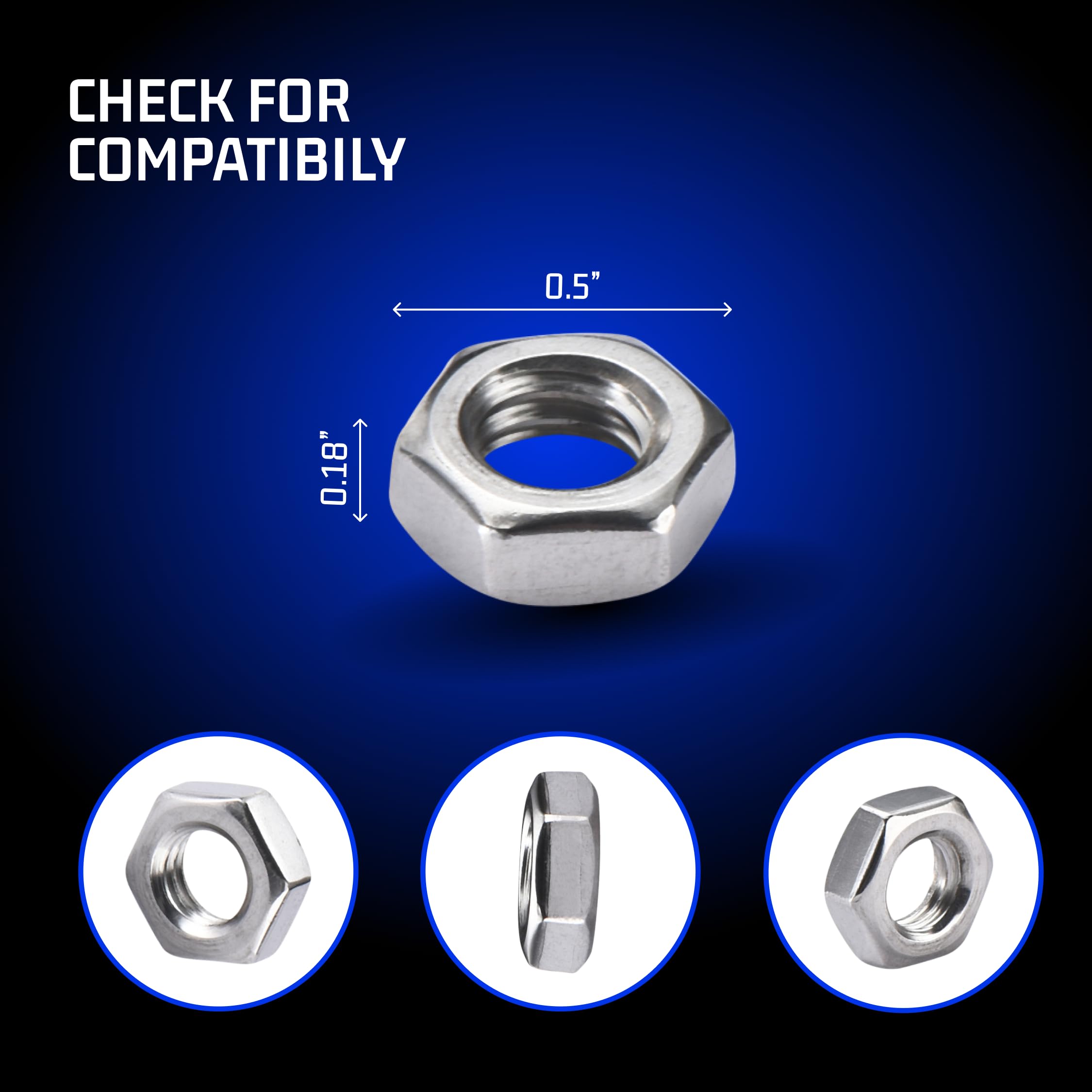 304 Stainless Steel 5/16