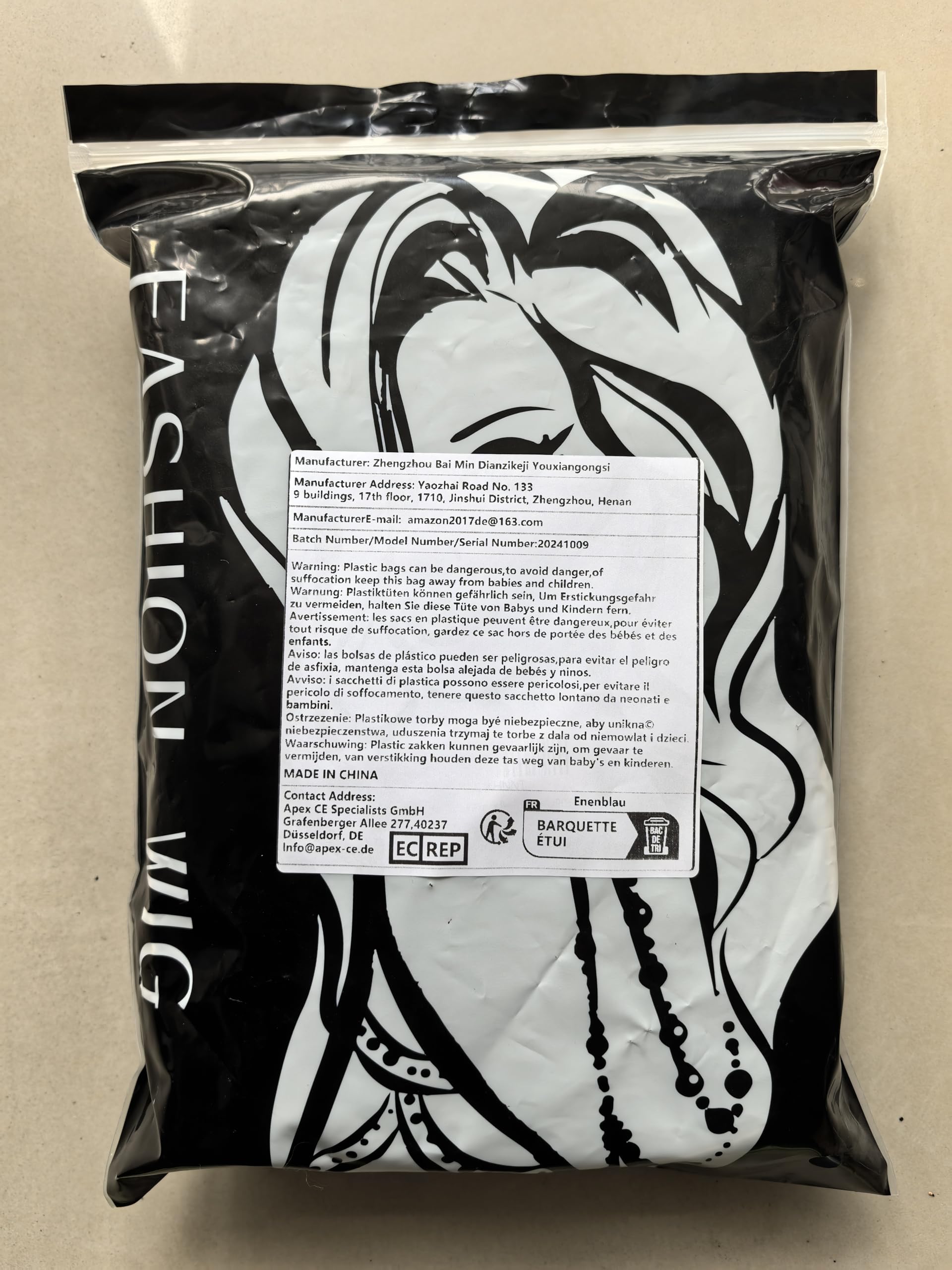 Cruella De Vil Costume Wig Set for Women - Short Black & White Cosplay Wig with Gloves, Wig Cap, Mask, Holder & Necklace | Perfect for Halloween, Carnival, Cosplay Parties & Fancy Dress Costumes