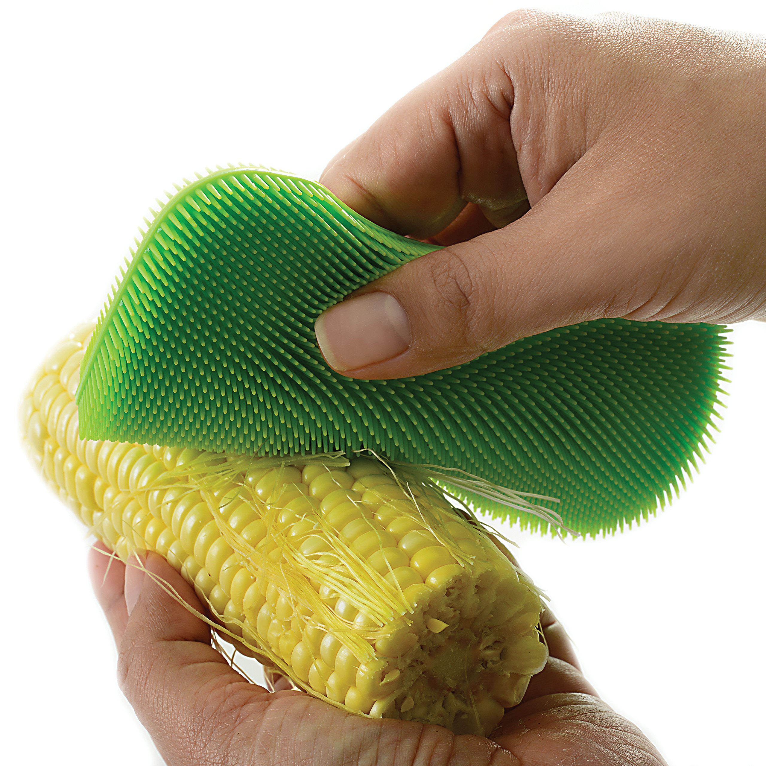 Norpro Silicone Bowtie Dish Brush - Gentle Cleaning for Delicate Dishes