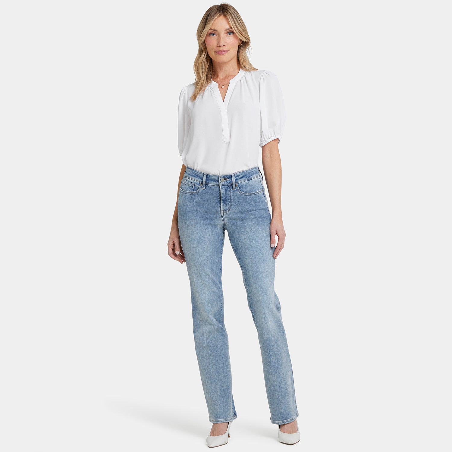 Blake Slim Flared Jeans for Women - High Waist Stretch Denim Pants | Perfect for Casual Wear, Date Night & Office Outfits