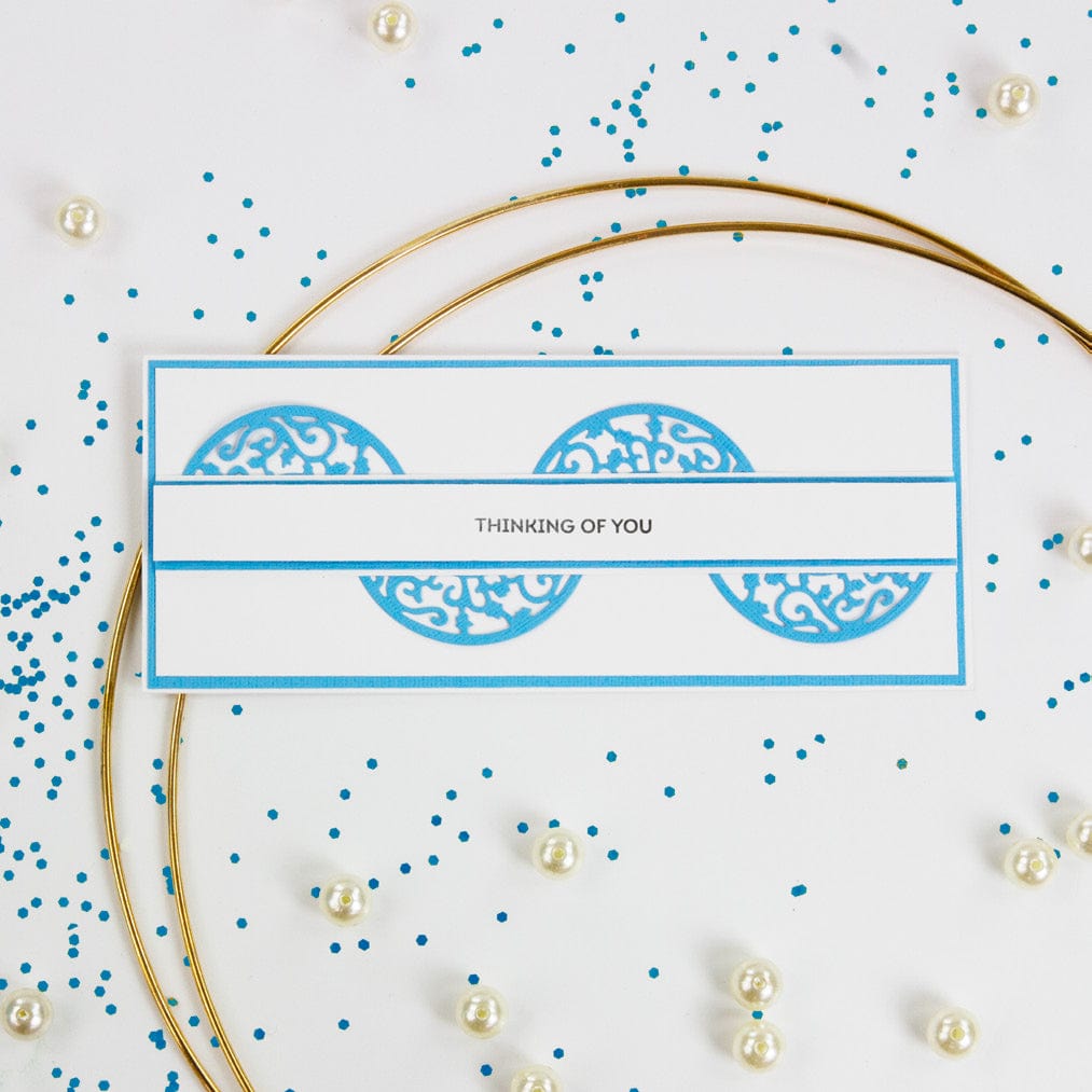 Holly Ring Die Set 4740E - Premium Metal Crafting Die for Scrapbooking, Card Making & DIY Projects - Perfect for Paper Crafts, Invitations & Home Decor