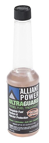 Alliant Power ULTRAGUARD Diesel Fuel Treatment - Case of 24 Half-Pint Bottles (AP0500) | Improves Engine Performance & Cleans Fuel Injectors | Ideal for Trucks, Heavy Equipment & Marine Diesel Engines