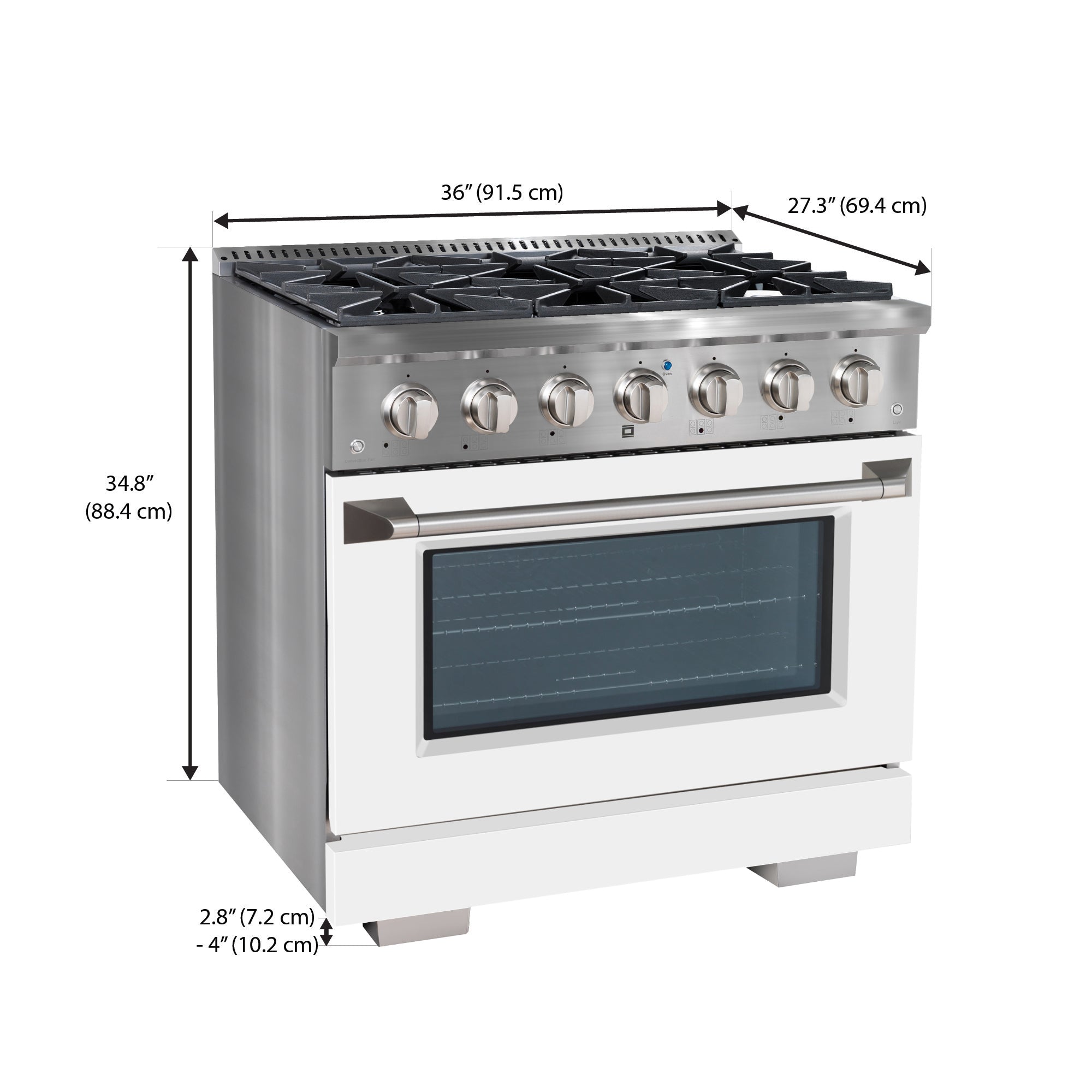 Ancona 2-Piece Kitchen Appliance Set - 36