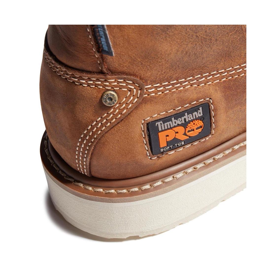 Gridworks Unisex 6 Inch Soft Toe Waterproof Work Boots - Durable & Comfortable for Construction, Hiking & Outdoor Activities