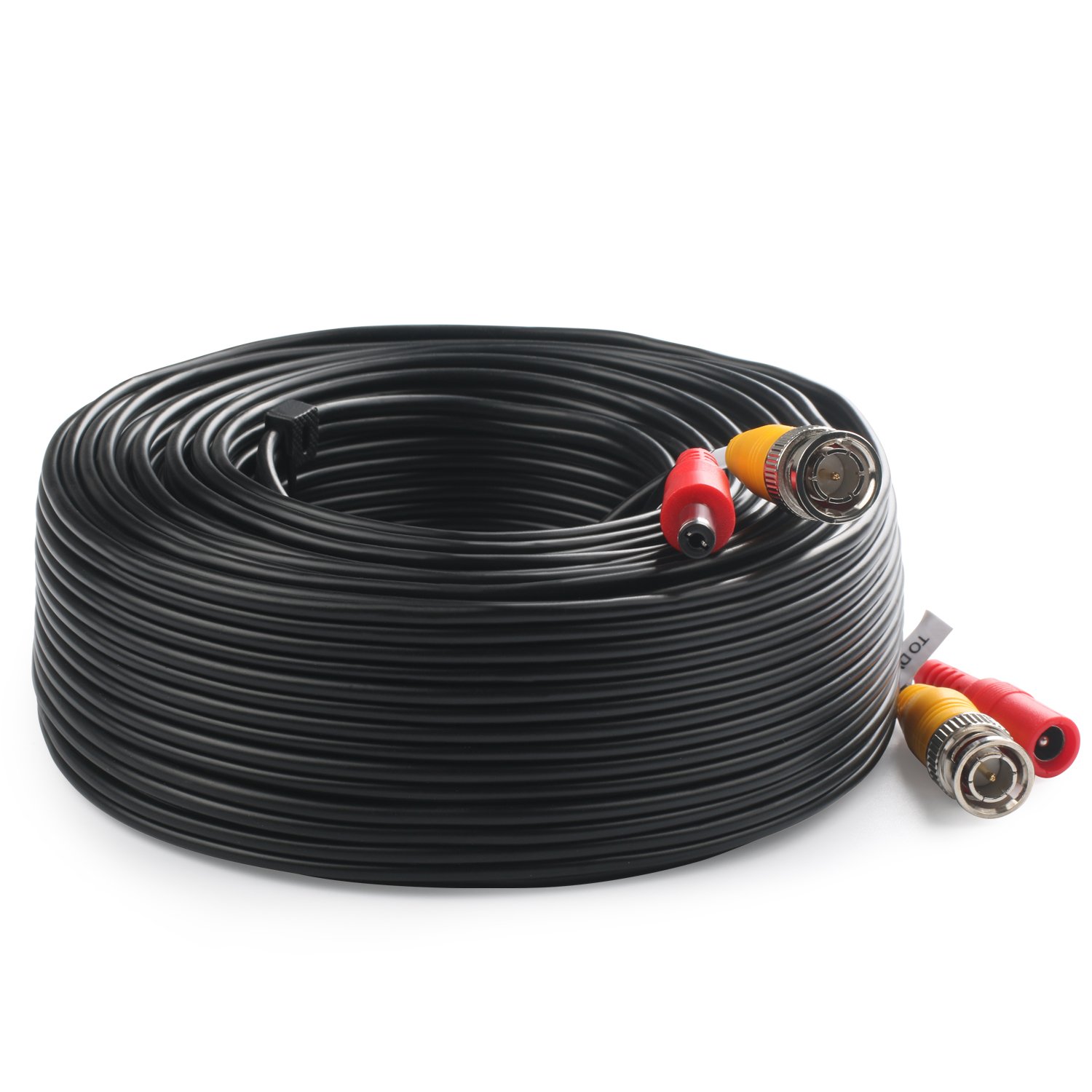 Postta BNC Video Power Cable (2 Pack 130ft) for CCTV DVR Security Cameras - Outdoor Surveillance System