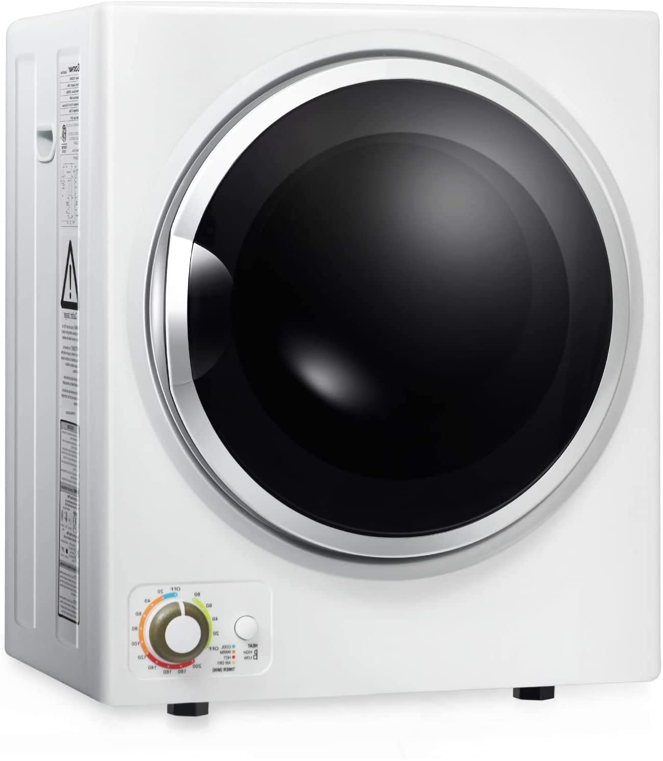 5.5 lbs Compact Portable Laundry Dryer - 5 Functional Modes, Energy Efficient & Quiet Wall-Mounted Mini Washing Machine for Apartments, Dorms, RVs & Travel