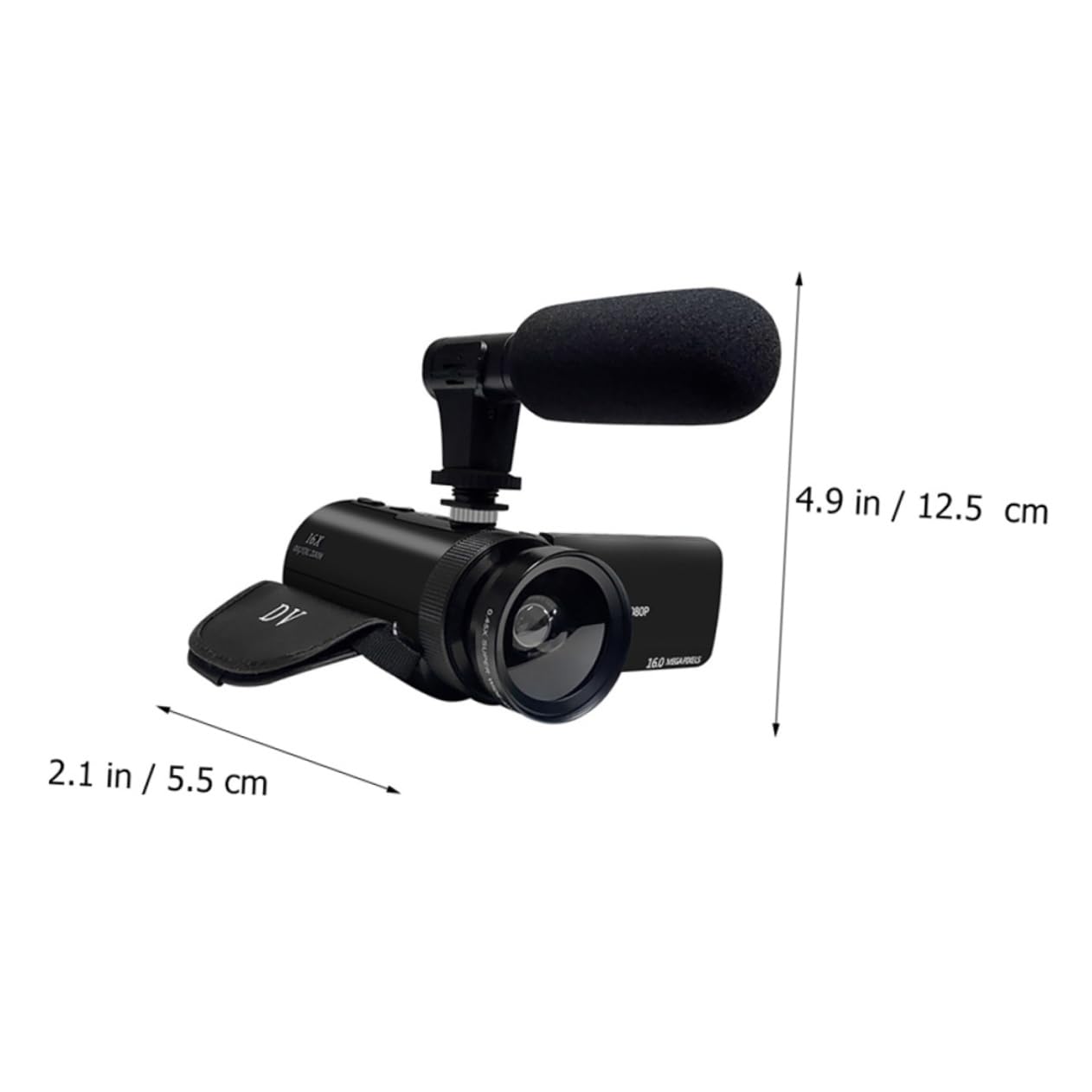 Homoyoyo Digital Camera HD Camcorder with DVR Recorder - 1080P Full HD Video Recording, Compact Portable Design for Vlogging, Travel, and Home Security