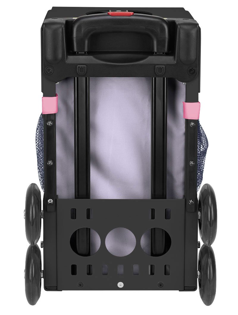 ZUCA Ice Dreamz Lux Sport Insert Bag with Black Frame - 5 Packing Pouches & Toiletry Bag Set for Travel, Skating, and Gym Organization | Premium Luggage Accessories