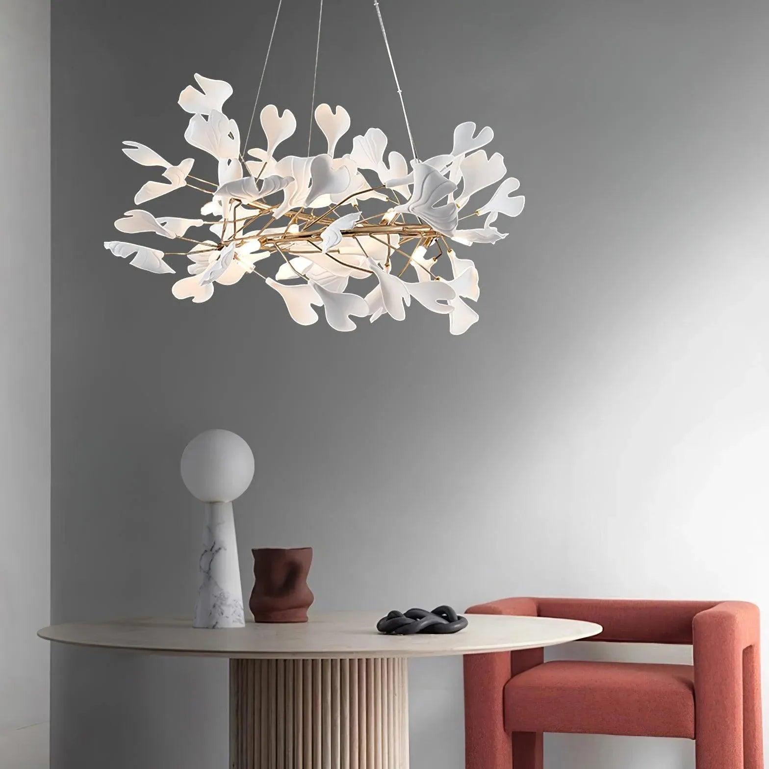 Modern Tree Branch Chandelier for Dining Room - Elegant Rustic Ceiling Light Fixture for Farmhouse, Kitchen & Living Room Decor