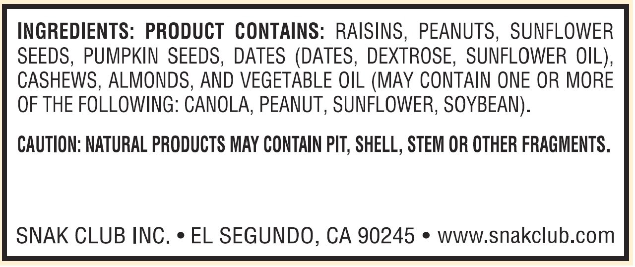 Premium Grab & Go Trail Mix Snacks - 2 oz. Packs (12 Count) - Healthy Salty Nuts & Dried Fruit Mix for Hiking, Travel & Office Snacking
