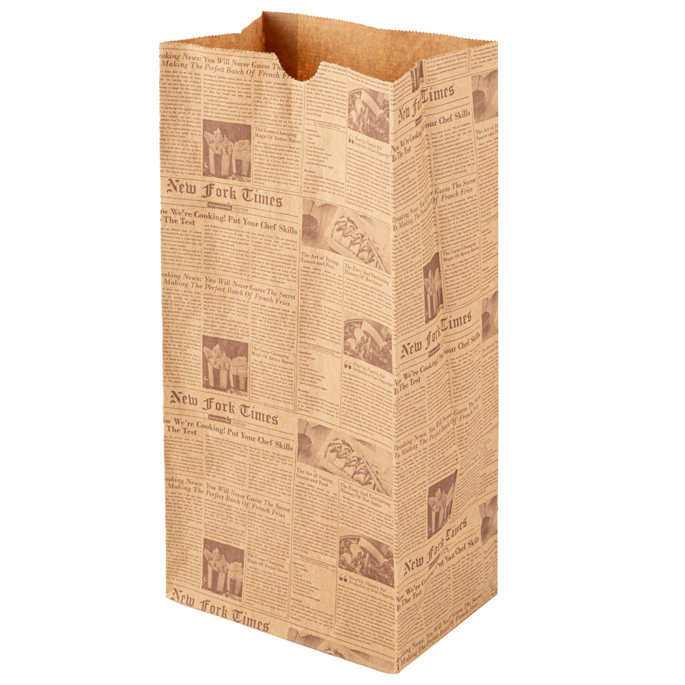 Eco-Friendly Kraft Paper Bags 8 lb - 6 x 4 x 11.75 Inches - 100 Count Box - Perfect for Retail Packaging, Grocery Shopping & Gift Wrapping