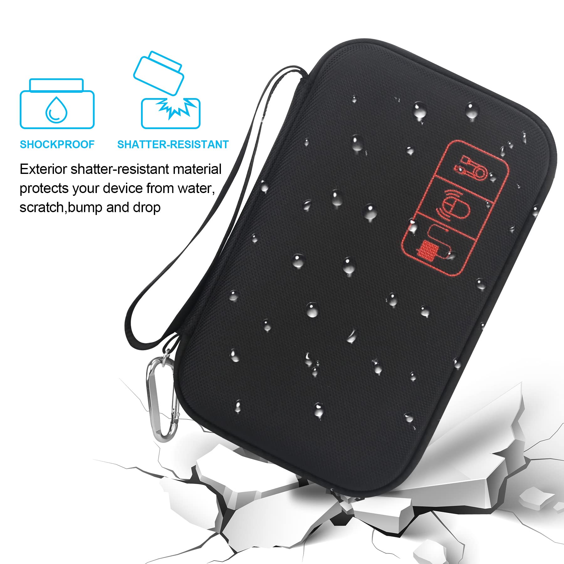 Elonbo Travel Cord Organizer - Universal Tech Storage Bag for Chargers, Cables & Accessories | Perfect for MacBook, Apple Pencil & USB Drives
