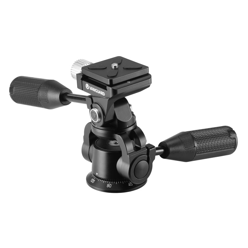 VEO PH 38S 3-Way Pan Head with Spinning Top Handle for Professional Photography & Videography - Perfect for DSLR Cameras, Video Shooting and Studio Equipment