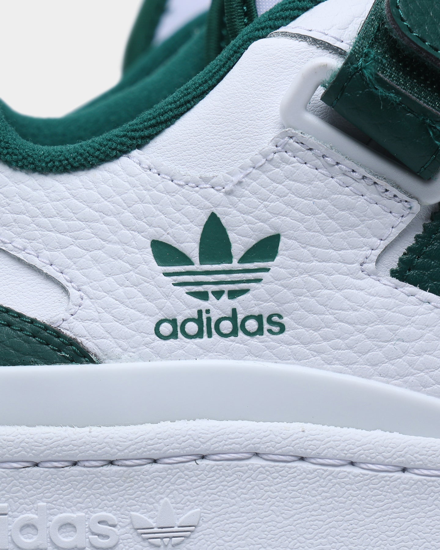 Adidas Forum Low Sneakers - Cloud White, Collegiate Green & White | Men's Casual Shoes for Everyday Wear & Street Style