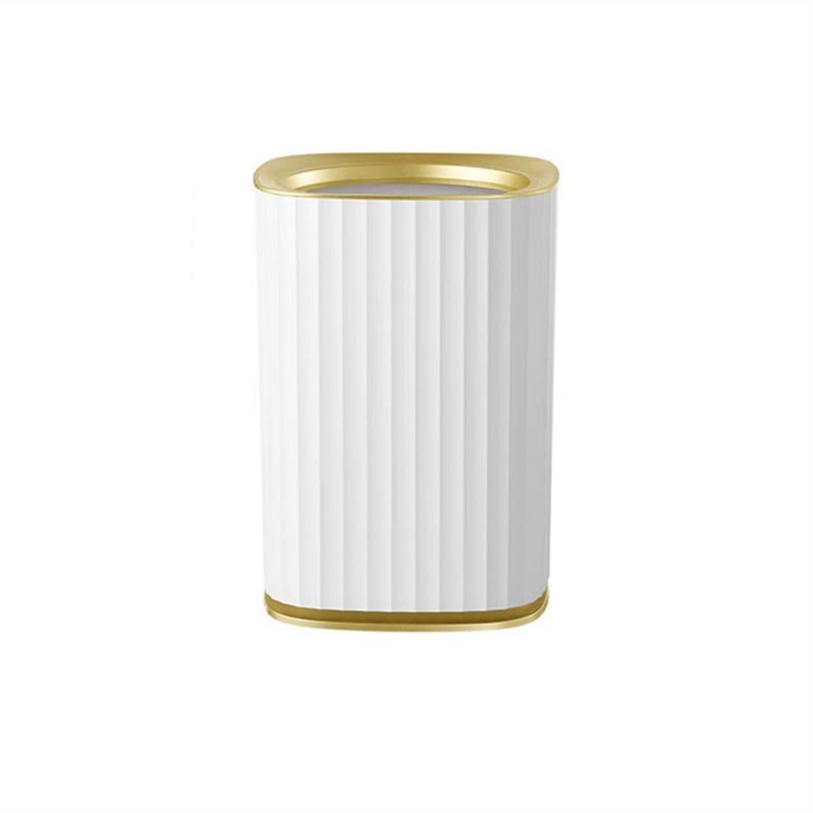 TOMYEUS 15L Stainless Steel Trash Can - Heavy Duty Kitchen Garbage Bin with Lid, Odor-Proof Office Waste Basket for Living Room, Bathroom & Bedroom | Modern Home & Office Waste Disposal Solution