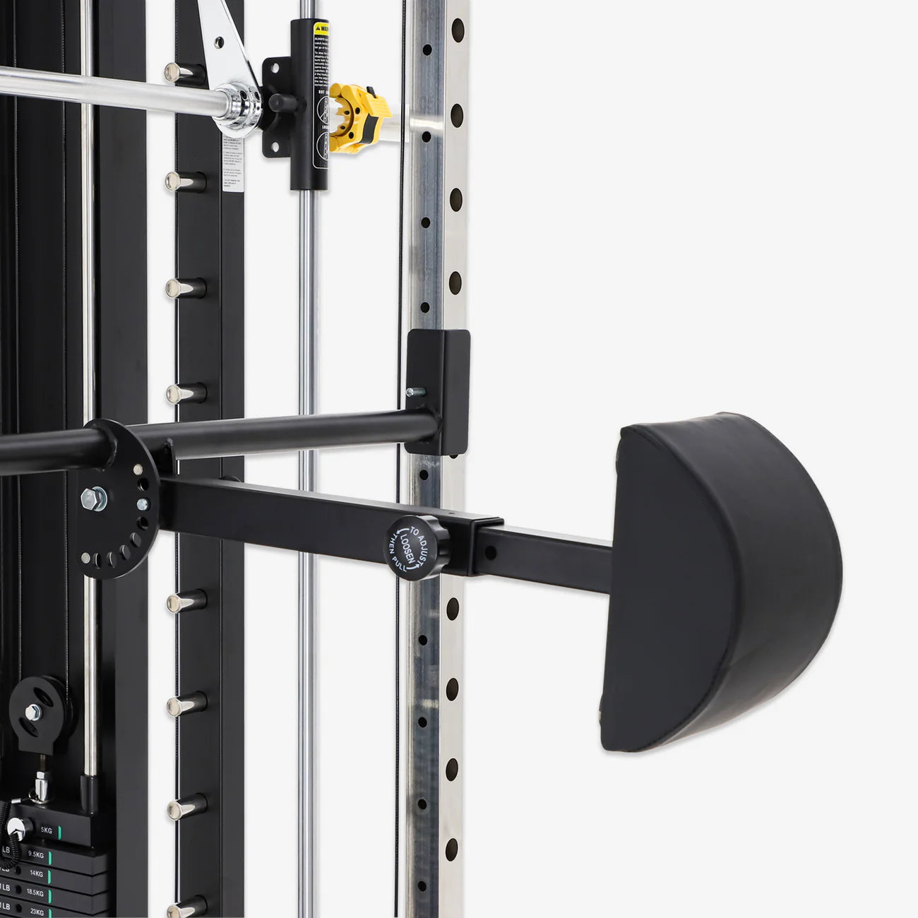 Atlas Strength Smith Machine with Pin-Loaded Weight Stack & Pulley System - AL 3087B Home Gym Equipment for Full-Body Workouts | Perfect for Home Fitness, Strength Training & Muscle Building