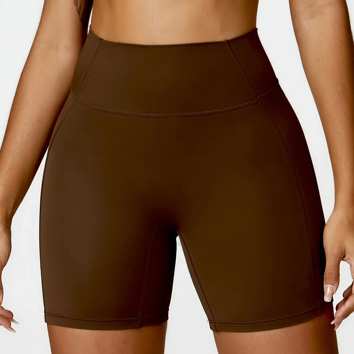 Women's Long Sleeve Quick Dry Yoga Outfit Set - Nude Zippered Sport Coat & Shorts for Fitness, Running & Workouts | Moisture-Wicking Activewear for Gym, Yoga & Outdoor Sports
