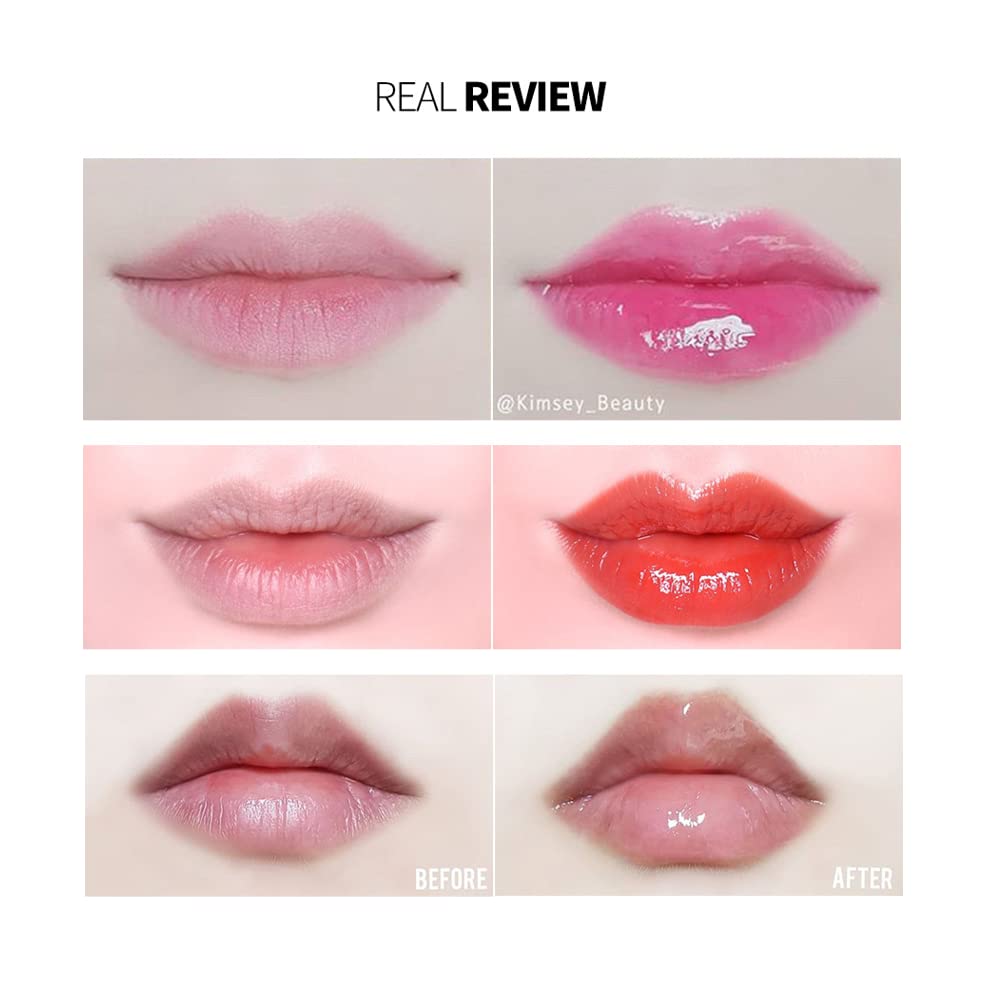 **Essence Lip Care Oil & 16 Color Tints - Keybo Lip Plumper Dotom Lip Plus, 3 Steps Extreme Plumping Clear Lip Gloss | Korean Makeup for Full, Hydrated Lips (05. Summer Orange) | Perfect for Daily Wear, Date Night & Special Occasions**