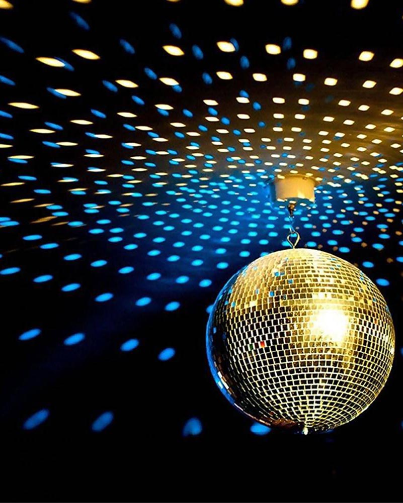 70s Disco 50cm Mirror Ball - Retro Party Decor for Dance Floors, Clubs & Home Disco Parties - Perfect for 70s Theme Events, Nightclubs & Vintage Decorations