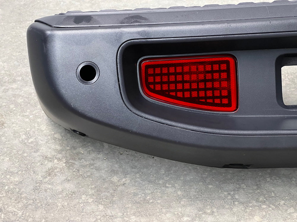 Jeep Gladiator JT LED Tail Lights - Dark Red Bumper Reflector with Sequential Turn Signals | Waterproof Brake Lights for Off-Road & Night Driving