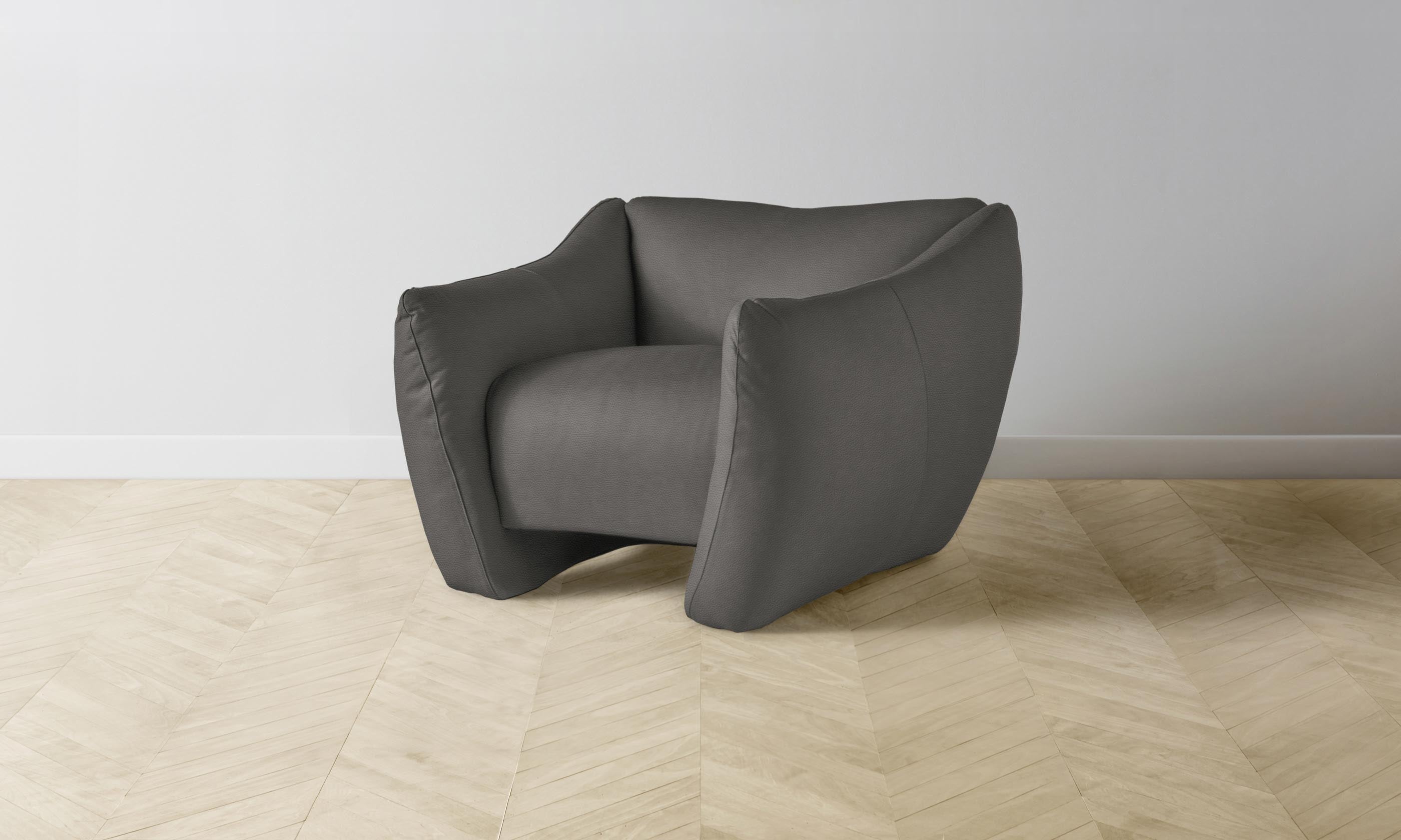 Premium Pebbled Leather Bond Chair - Modern Office & Home Furniture for Comfortable Seating - Perfect for Workspaces, Living Rooms & Lounges
